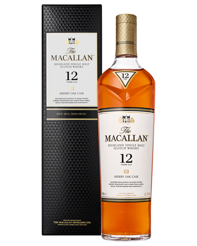 The Macallan 12 Year Old Sherry Cask Single Malt Scotch Whisky 700mL - Premium Range from Macallan - Just $169.99! Shop now at Liquor Man Australia Online