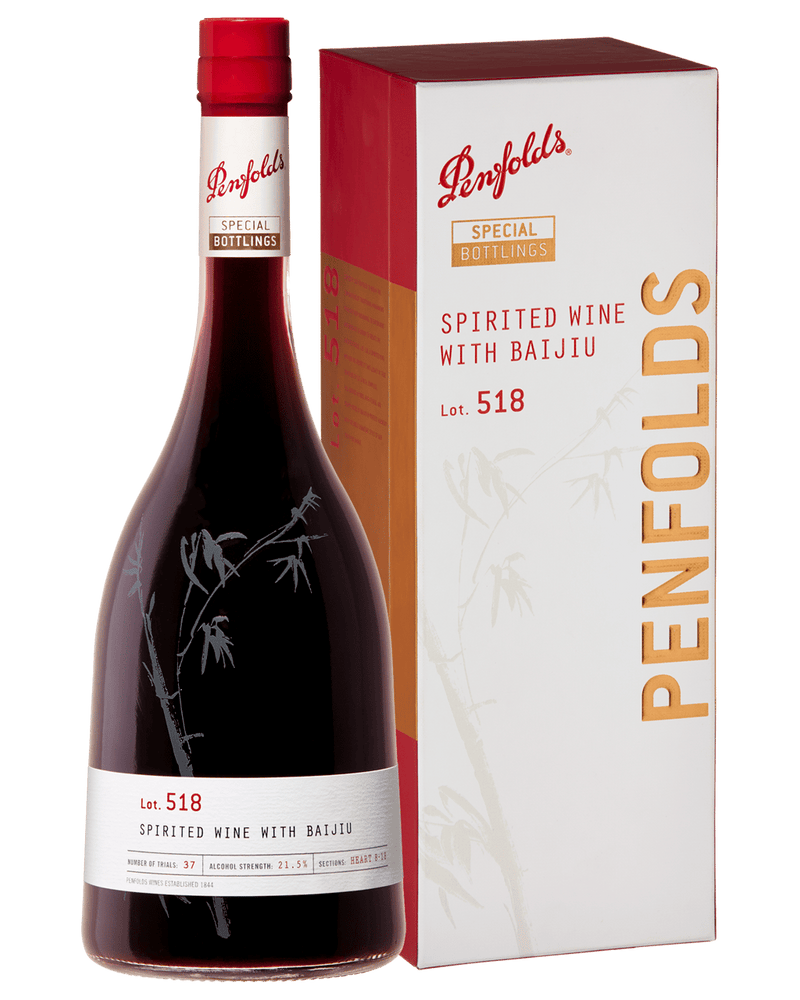 Penfolds Lot 518 Spirited Wine with Baijiu 750ml - Premium Range from Penfolds - Just $189.99! Shop now at Liquor Man Australia Online